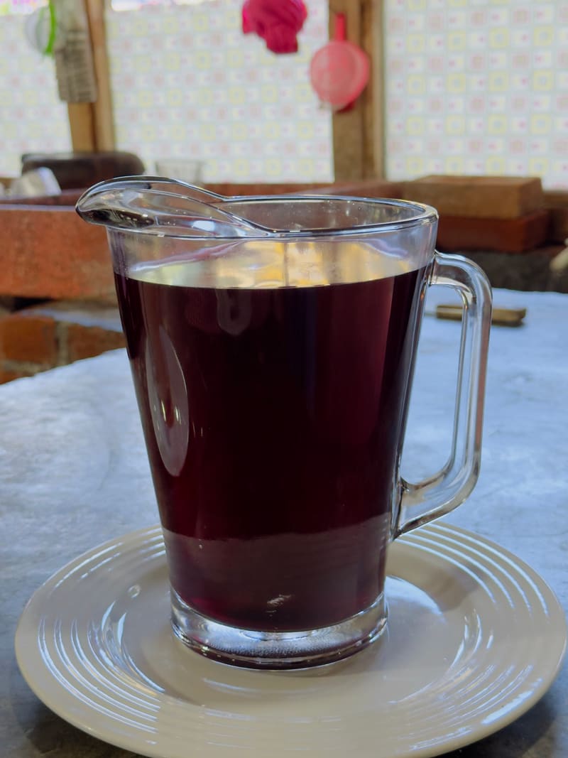 Jarra de agua fresca del día